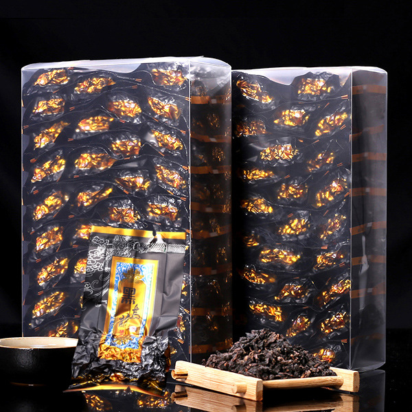 Black Oolong Tea Luzhou Flavor Carbon Roasted Tieguanyin Loose Tea 250g*2 Boxes