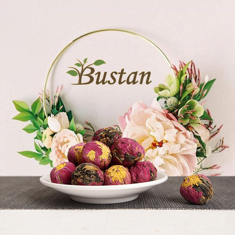 Wholesale 500g Peony Red Hydrangea Black Tea – Hand-Rolled Floral Blooming Balls | Bustan.store