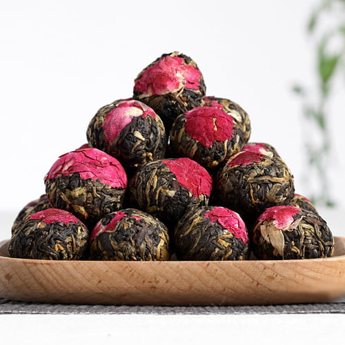 Wholesale 500g Yunnan Rose Black Tea Pearls | Bustan.store