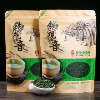 500g Anxi Tieguanyin Premium Strong Fragrance Oolong Tea – 2 x 250g Kraft Paper Bags | Bustan.store