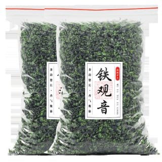 500g Anxi High Mountain Tieguanyin Light Fragrance Oolong Tea – 2 x 250g Ziplock Bags | Bustan.store