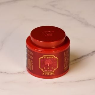 90g Premium China Red Yunnan Black Tea – Round Can | Bustan.store