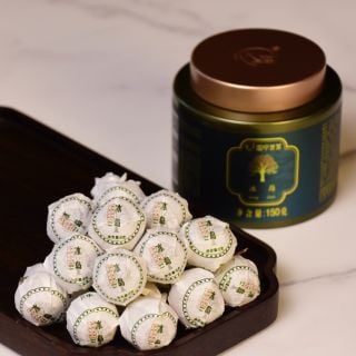 150g Pu'er Raw Tea – Bingdao Dragon Ball, Orchid Fragrance (8g Each) | Bustan.store