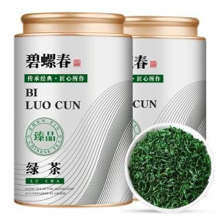 250g × 2 Cans Biluochun Green Tea – Chestnut Aroma
