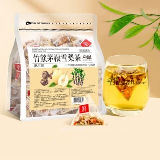 Sugarcane, Imperata & Pear Herbal Tea – 20 Pyramid Tea Bags | Bustan.store