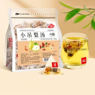 Tremella, Lily & Pear Herbal Tea – 20 Pyramid Tea Bags | Bustan.store