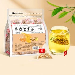 Aged Tangerine Peel & Roasted Rice Herbal Tea – 20 Pyramid Tea Bags