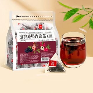Hibiscus, Mulberry & Rose Herbal Tea – 20 Pyramid Tea Bags