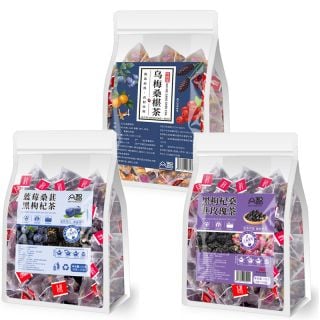 3-Flavor Mulberry Herbal Tea Sampler – 60 Pyramid Tea Bags | Bustan.store