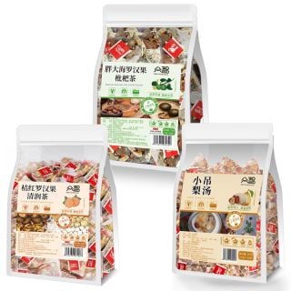3-Flavor Herbal Throat Tea Sampler – 75 Pyramid Tea Bags | Bustan.store