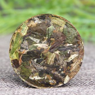 Wholesale 500g White Peony (Bai MuDan) Mini White Tea Cake | Bustan.store