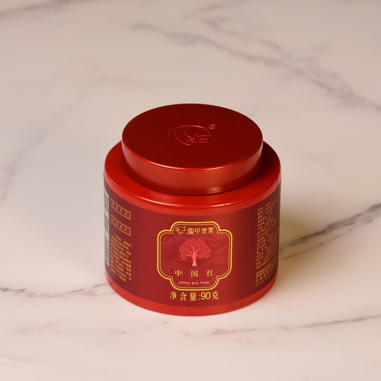 90g Premium China Red Yunnan Black Tea – Round Can | Bustan.store