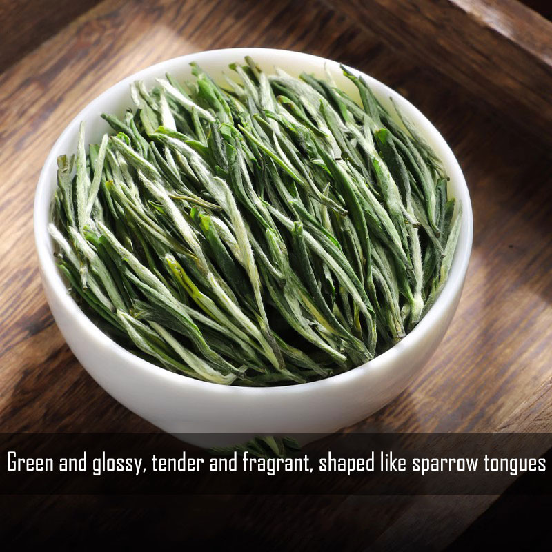 250g Premium Anhui High Mountain Maofeng Green Tea – Spring Tea, 2 Cans (125g Each)
