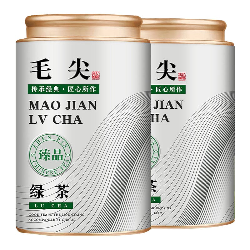 250g Tender Bud Maojian Green Tea – Spring Tea, Tin Can
