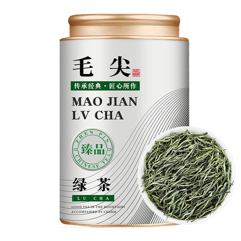 250g Tender Bud Maojian Green Tea – Spring Tea, Tin Can | Bustan.store