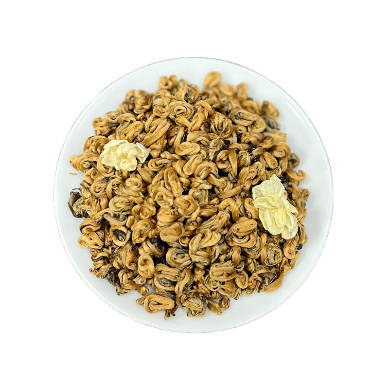 Wholesale 500g Jasmine Golden Spiral Yunnan Black Tea | Bustan.store