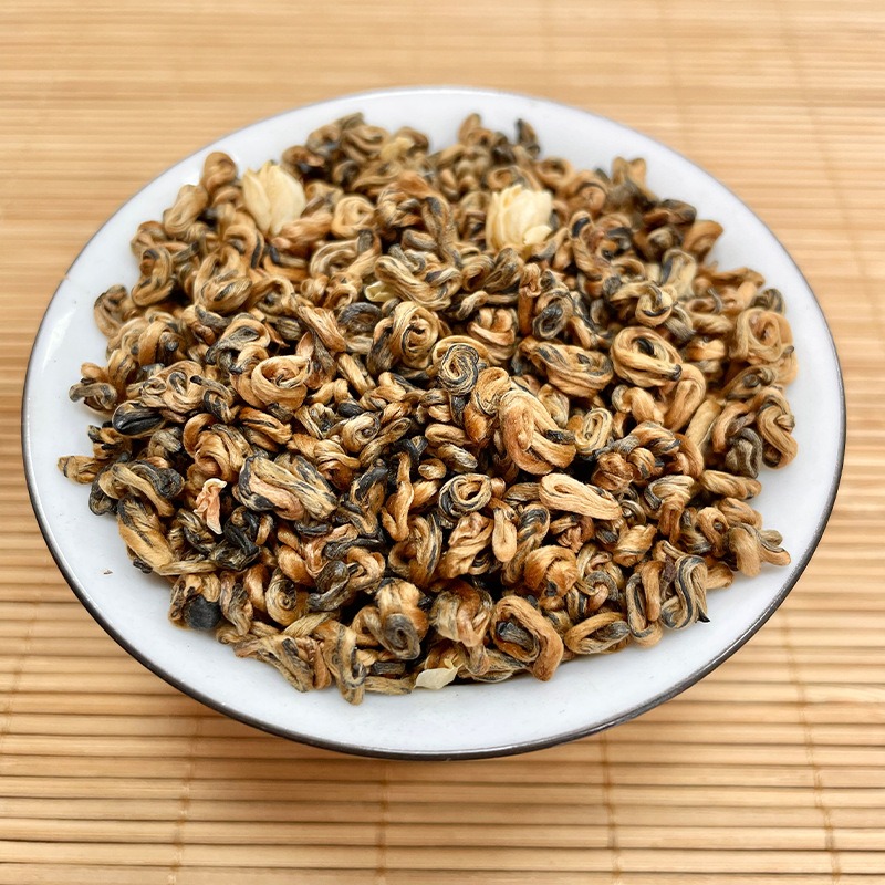 Wholesale 500g Jasmine Golden Spiral Yunnan Black Tea | Bustan.store