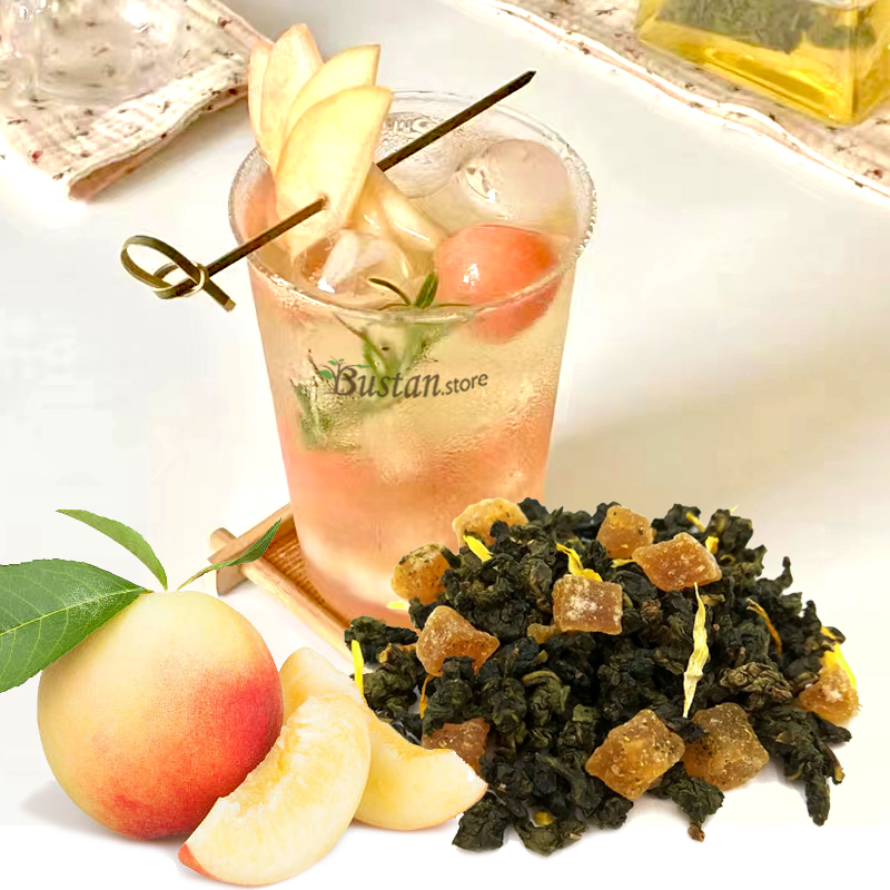 Wholesale 500g Naturally Sweet Peach Oolong Tea – Premium Loose Leaf for Iced Tea | Bustan.store