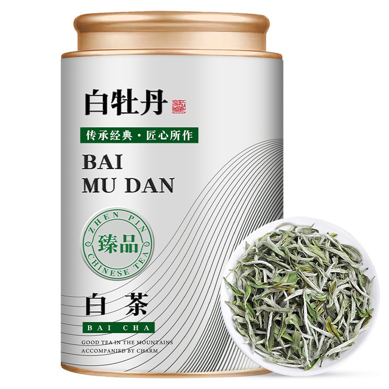 125g Premium Floral Wild White Peony White Tea – Tin Can | Bustan.store